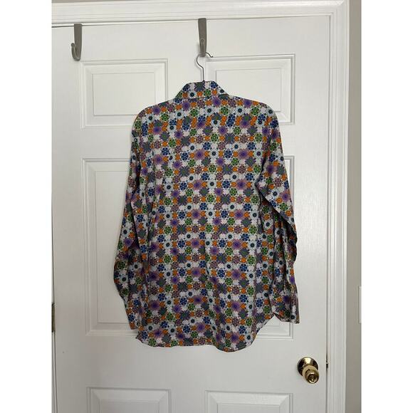 ETRO Men's Multicolor Button Down Dress Shirt - Picture 3 of 4